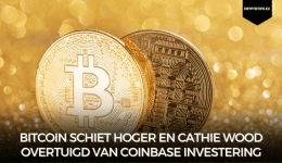 Bitcoin schiet hoger en Cathie Wood overtuigd van Coinbase investering