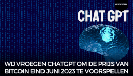 Wij vroegen ChatGPT om de prijs van Bitcoin eind juni 2023 te voorspellen