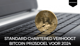 Standard Chartered verhoogt Bitcoin prijsdoel voor 2024