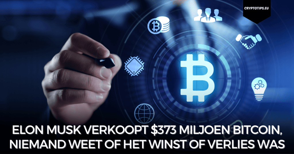 Elon Musk verkoopt $373 miljoen Bitcoin, niemand weet of het winst of verlies was