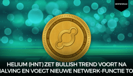 Helium (HNT) zet bullish trend voort na halving en voegt nieuwe netwerk-functie toe