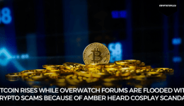 Bitcoin rises while Overwatch forums are flooded with crypto scams because of Amber Heard cosplay scandal