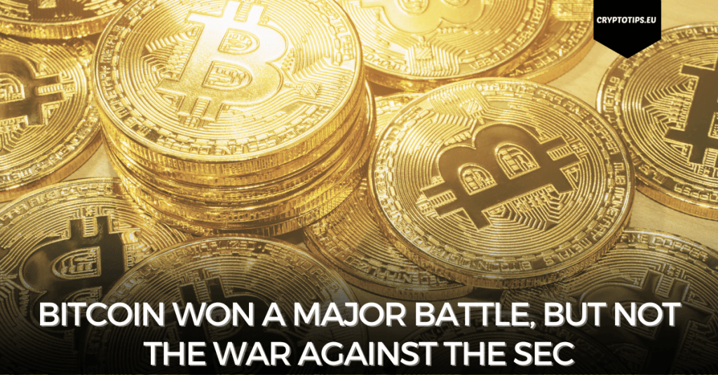 Bitcoin won a major battle, but not the war against the SEC