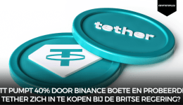 FTT pumpt 40% door Binance boete en probeerde Tether zich in te kopen bij de Britse regering?