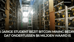 23-jarige student bezit Bitcoin mining bedrijf dat ondertussen $6 miljoen waard is