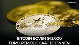 Bitcoin boven $42,000 - FOMO periode gaat beginnen