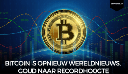 Bitcoin is opnieuw wereldnieuws, goud naar recordhoogte