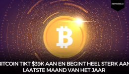 Bitcoin tikt $39k aan en begint heel sterk aan laatste maand van het jaar